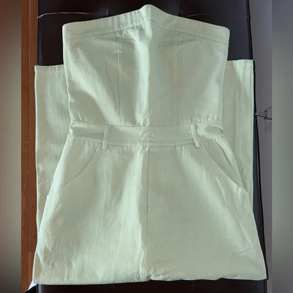 Strapless Green Dress - Picture 4 of 5